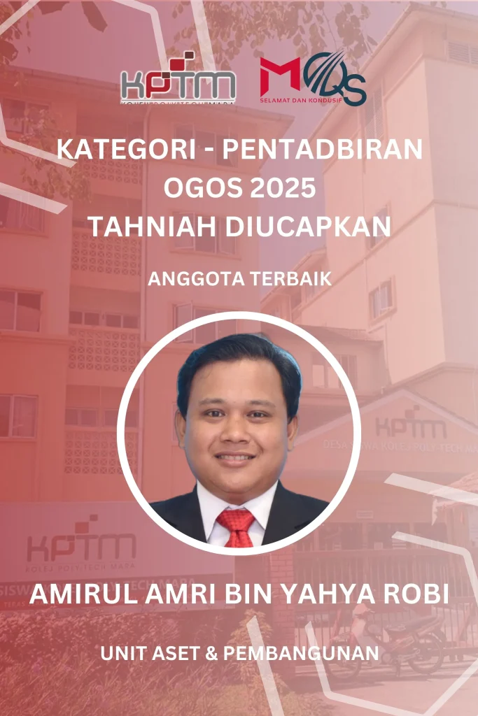 Anugerah MQS Ogos 2025 Pentadbiran