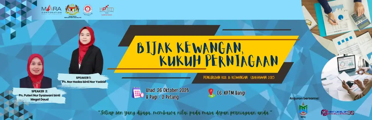 Bijak Kewangan, Kukuh Perniagaan