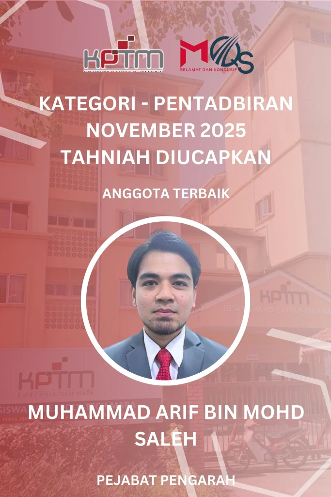 Anugerah MQS Nov 2025 Pentadbiran